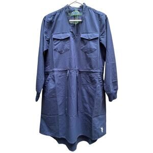 NEW William Murray Classic Driver Golf Dress Navy Blue Athletic Pockets Small